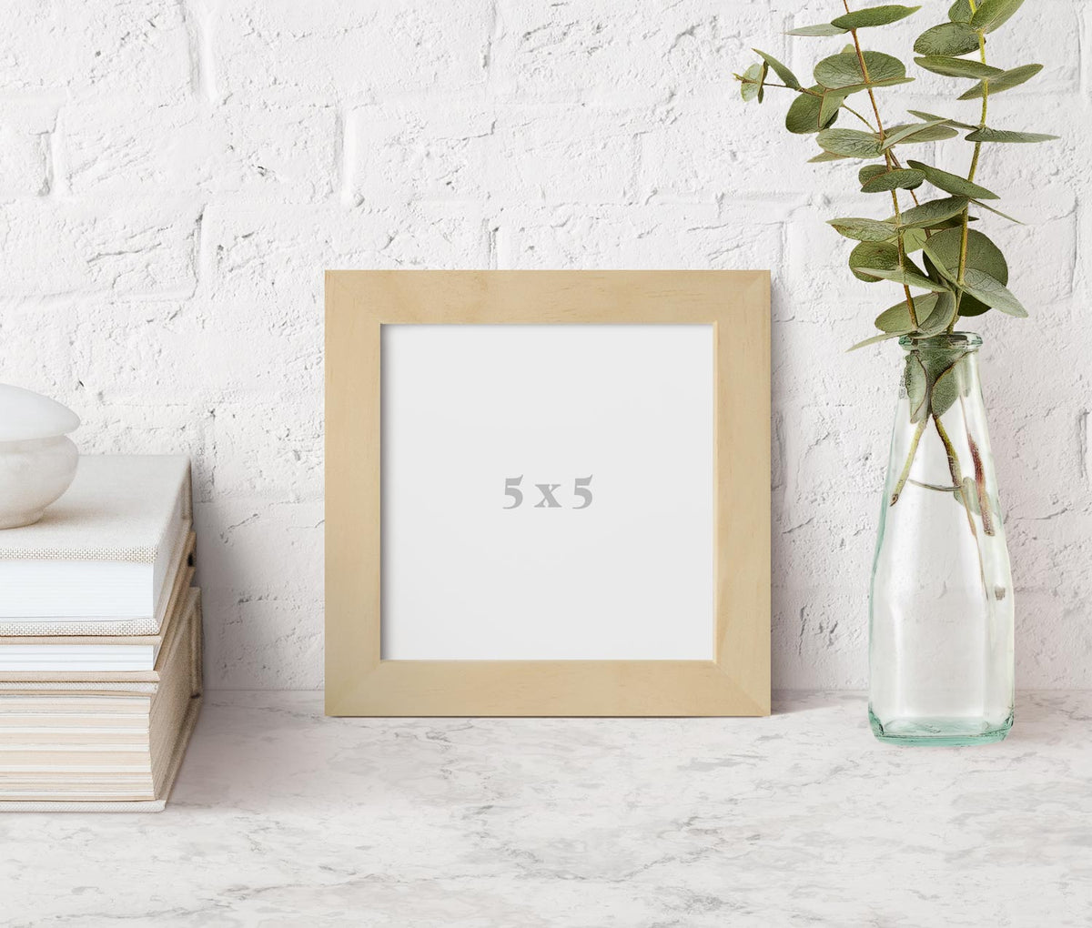 5x5 Natural Wood Frame – Cheeky Sheep