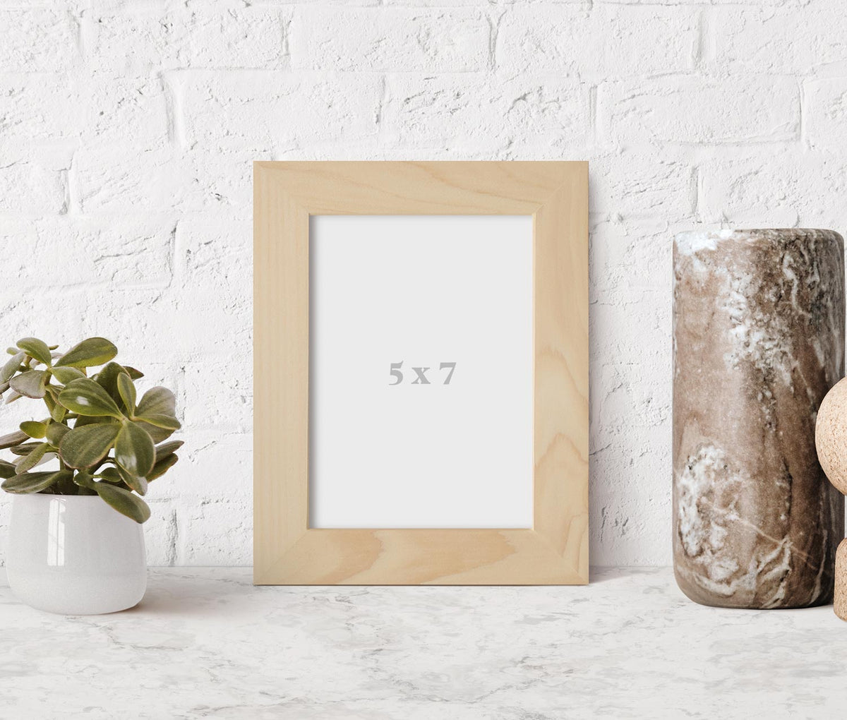 5x7 Natural Wood Frame Cheeky Sheep 5x7-natural-wood-frame-cheeky-sheep