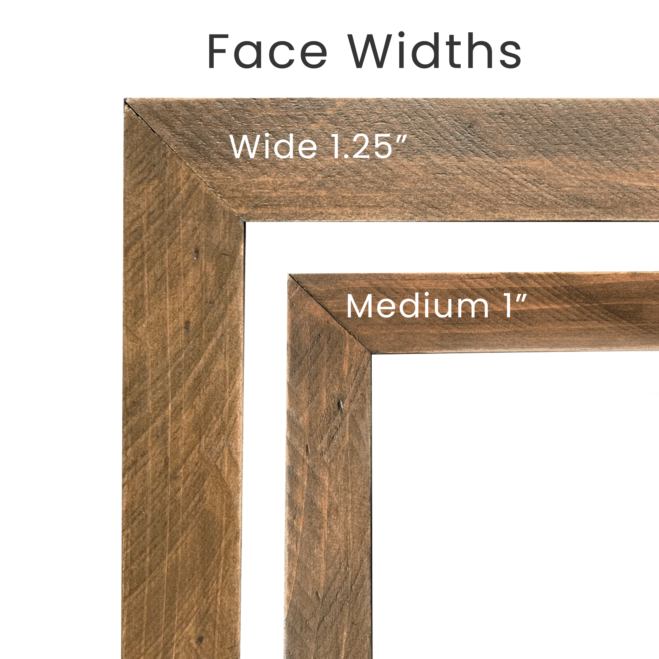16x16 Farmhouse Style Wood Frame – Cheeky Sheep