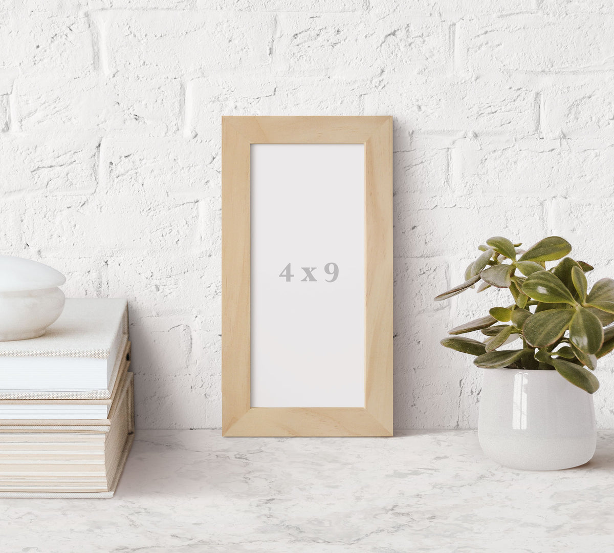 4x9 Natural Wood Frame – Cheeky Sheep