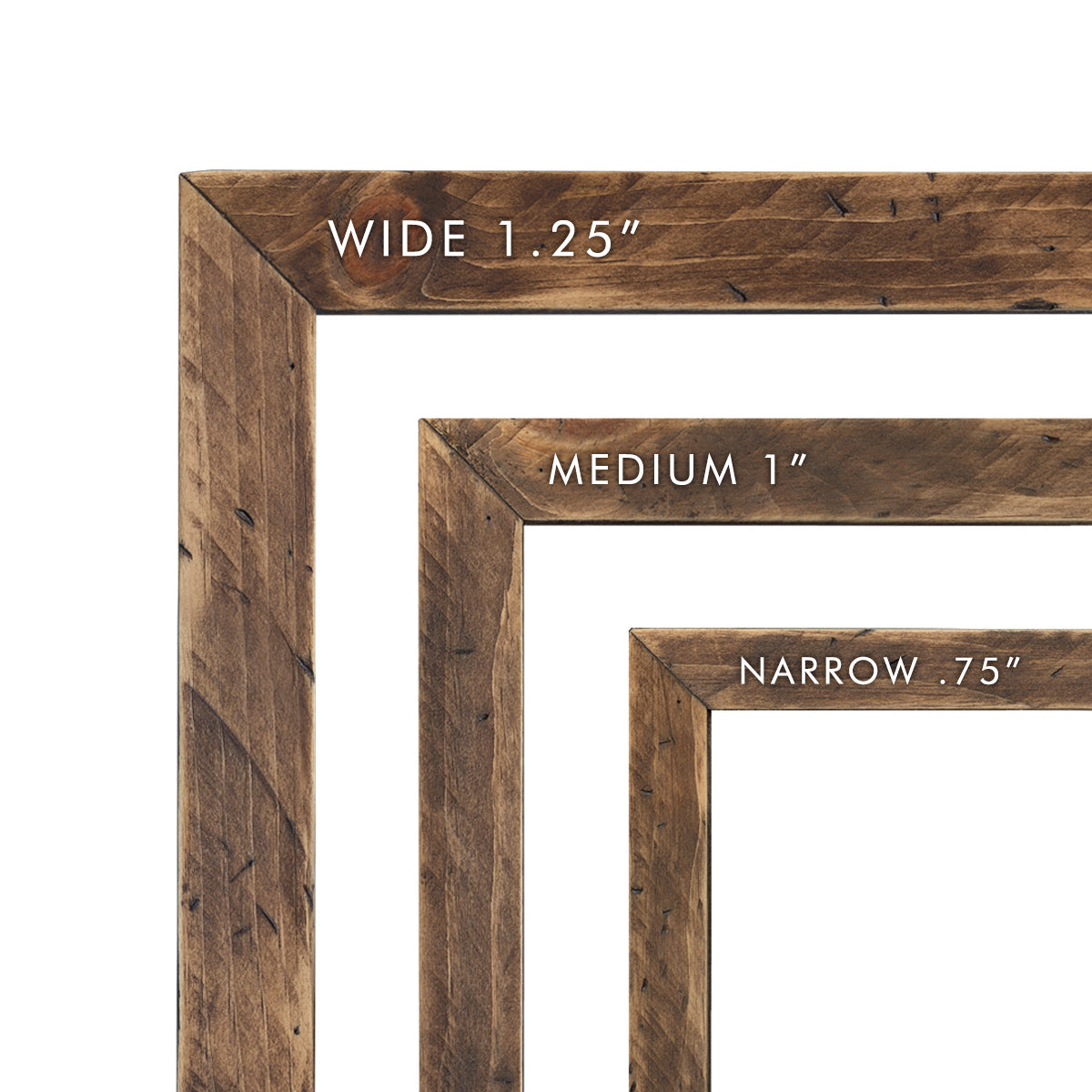 4x6 Farmhouse Style Wood Frame – Cheeky Sheep