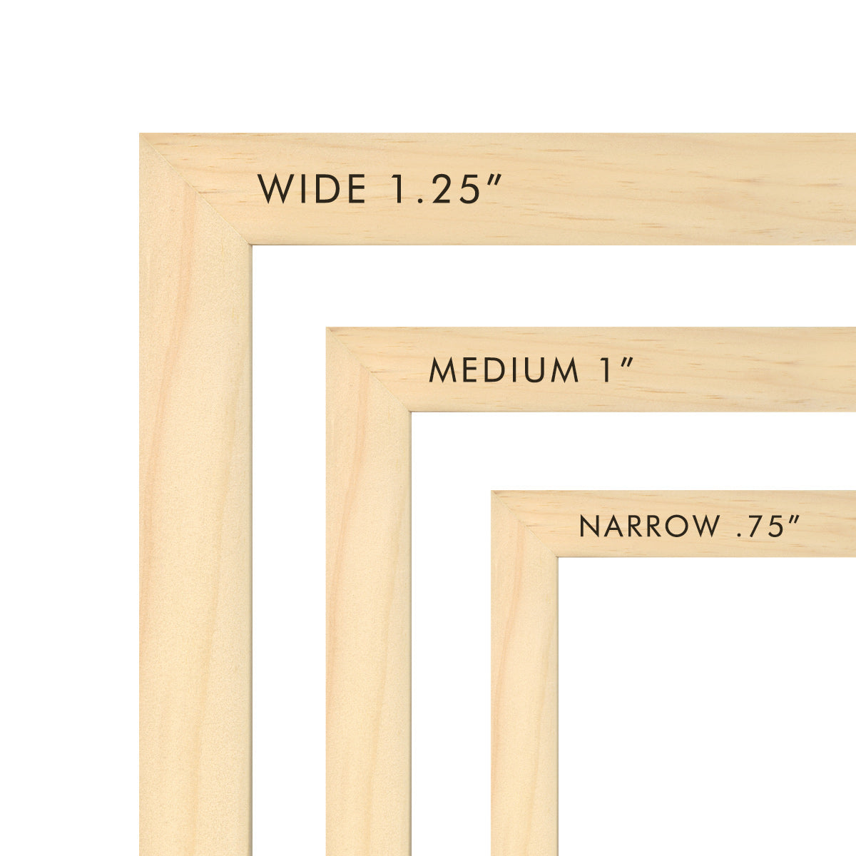 6x10 Natural Wood Frame – Cheeky Sheep